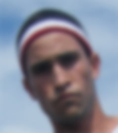 A blurry face of a man. A representation of what someone with optic nerve hypoplasia might see.