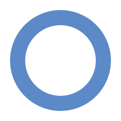 Diabetics blue circle icon